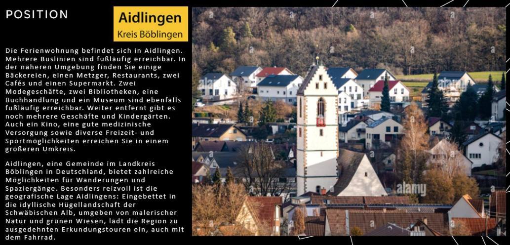 Willkommen Im Casa Felice, Der Wohlfuehl Oase Mit Balkon, 4 Betten Und Homeoffice Platz Aidlingen Buitenkant foto